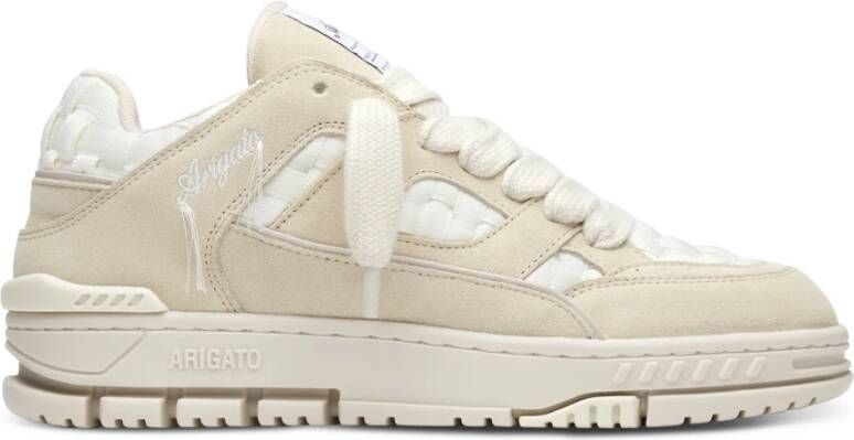 Axel Arigato Area Lo Geweven Sneaker Beige Dames