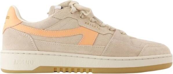 Axel Arigato Beige Oranje Leren Sneakers Dice A Beige Dames