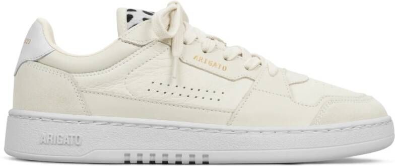 Axel Arigato Witte Leren Sneakers Dice Lo Beige Dames