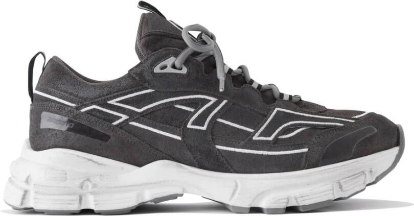 Axel Arigato Donkergrijze Marathon R-Trail Sneakers Gray Dames