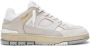 Axel Arigato Witte Sneakers Paneelontwerp Ronde Neus Beige Heren - Thumbnail 1