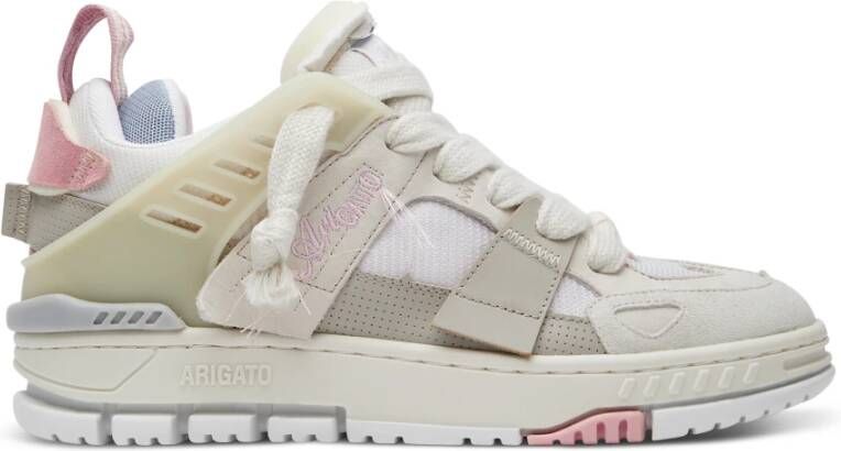 Axel Arigato Area Patchwork sneaker met nubuck en suède details