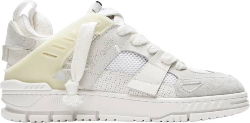 Axel Arigato Area Patchwork sneaker van leer met mesh details