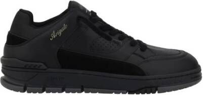 Axel Arigato Zwarte Sneakers met Metallic Goud Logo Black Heren