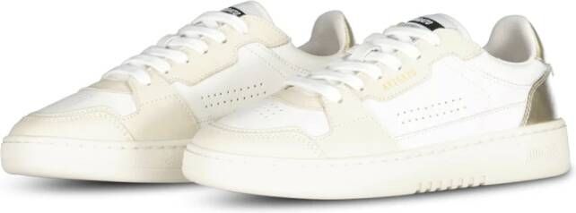 Axel Arigato Gouden leren sneaker met elegantie White Dames