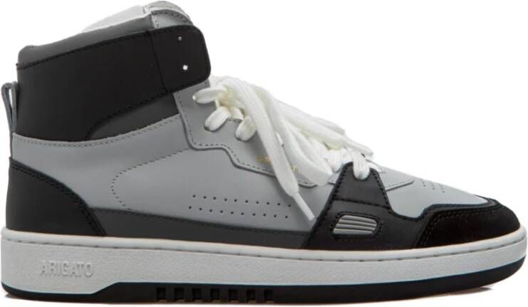 Axel Arigato Grijze en Zwarte High-Top Dice Sneakers Grijs Heren