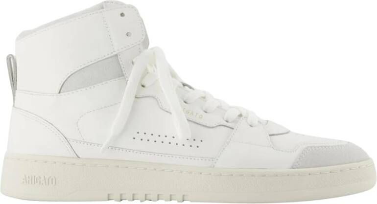 Axel Arigato Grijze Leren Dice Hi Sneakers White Heren