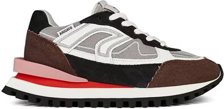 Axel Arigato Grijze Bruine Sonar Low Top Sneakers Multicolor Dames