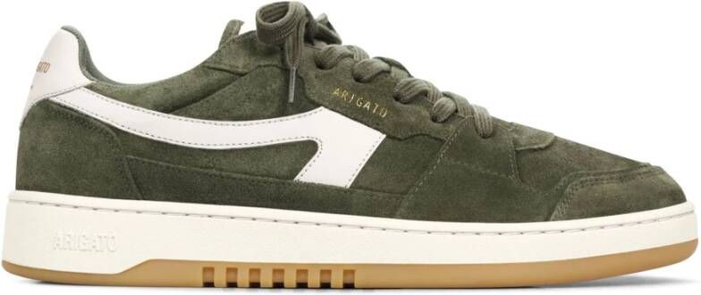 Axel Arigato Groene Suède Sneakers Metallic Logo Green Heren