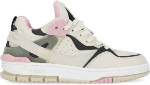 Axel Arigato Ivoor Leren Sneakers met Contrasterende Details Multicolor Dames