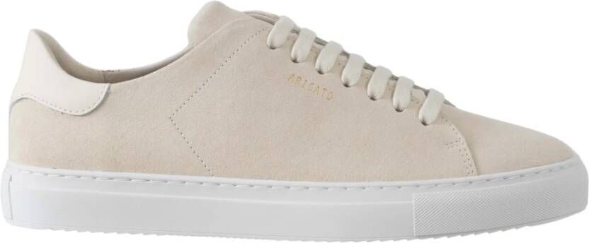 Axel Arigato Minimalistische Suède Sneaker Beige Heren