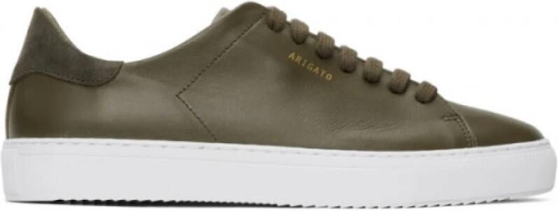 Axel Arigato Minimalistische Witte Sneakers Brown Heren