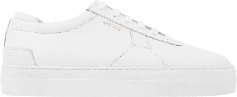 Axel Arigato Monochrome Platform Sneakers Wit Heren