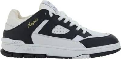 Axel Arigato Monogram Patch Leren Sneakers Platte Zool Black Heren