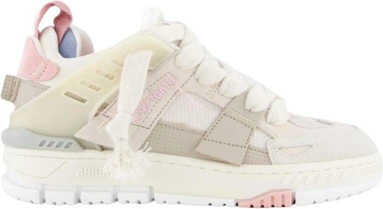 Axel Arigato Area Patchwork sneaker met nubuck en suède details