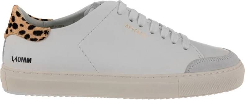 Axel Arigato Handgemaakte Luipaardprint Sneakers voor Vrouwen White Dames