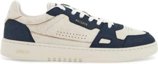 Axel Arigato Sneakers van gebarsten leer met gelamineerd logo Beige Heren