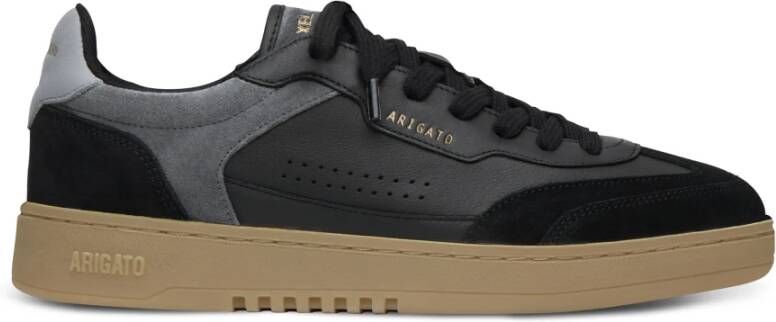 Axel Arigato zwarte lage sneakers met beige zool Black