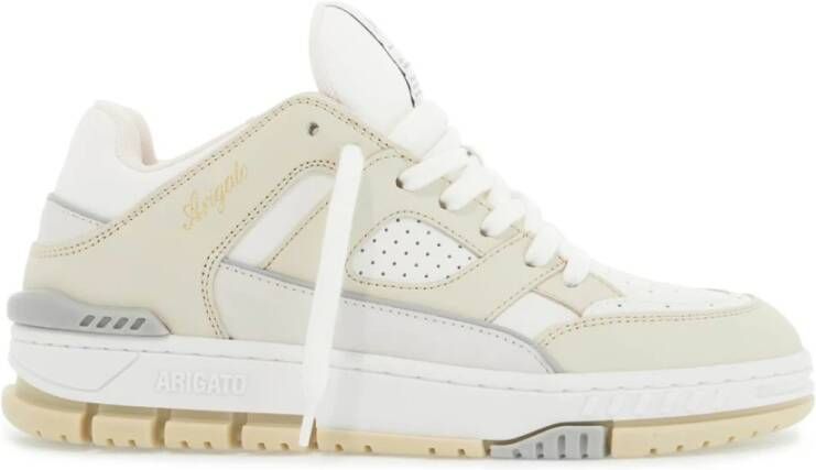 Axel Arigato Vintage Basketbal Stijl Lage Sneaker Beige Heren