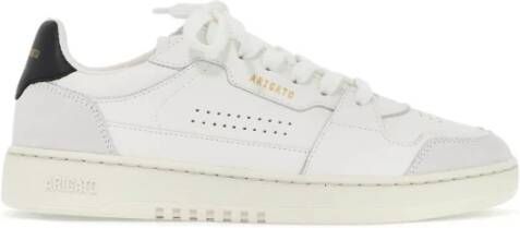 Axel Arigato Vintage-geïnspireerde leren sneakers met gelamineerd logo White Heren