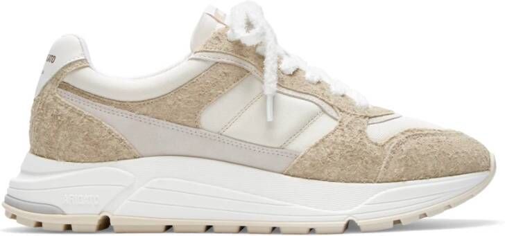 Axel Arigato Vintage-geïnspireerde Rush Sneaker met gedurfde kleuren Beige Heren