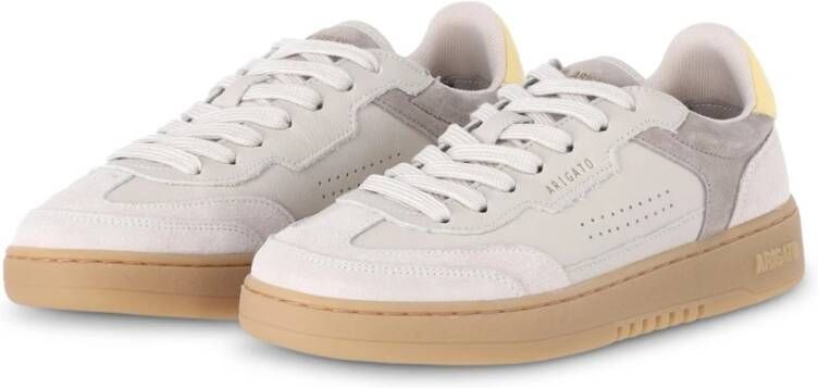 Axel Arigato Vintage Leren Sneaker met Brede Zool Beige Dames