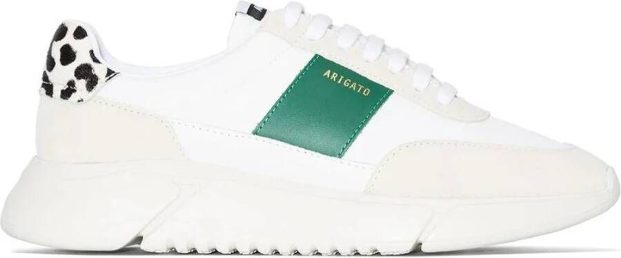 Axel Arigato Vintage Runner Sneakers Wit Groen Beige White Dames