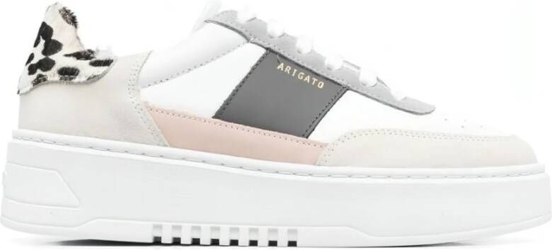 Axel Arigato Vintage Sneakers met Roze en Grijze Details White Dames