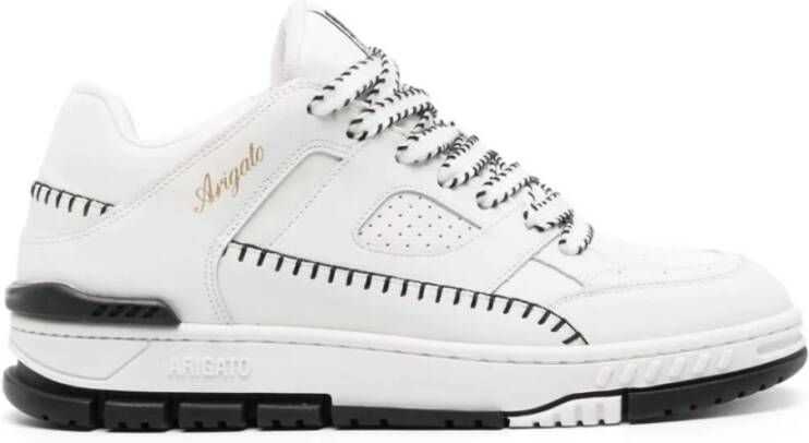 Axel Arigato Wit Zwart Area Lo Sneaker Stitch White Heren