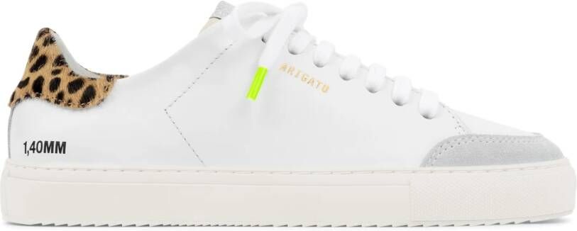 Axel Arigato Handgemaakte Luipaardprint Sneakers voor Vrouwen White Dames