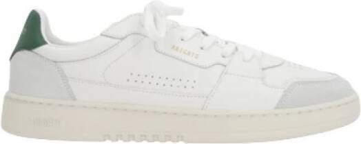 Axel Arigato Witte lage sneakers met grijs suède White Heren