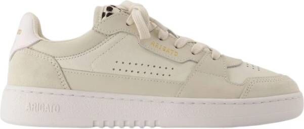 Axel Arigato Witte Leren Sneakers Dice Lo Beige Dames