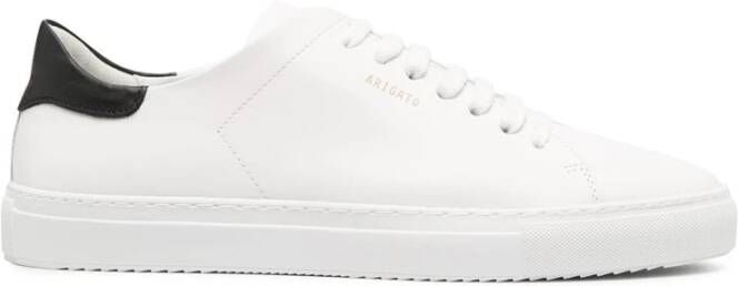 Axel Arigato Witte Leren Sneakers met Gouden Detail White Heren