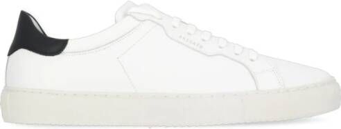 Axel Arigato Witte Leren Sneakers met Gouden Logo White Heren