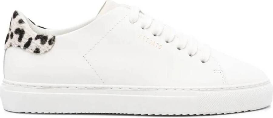 Axel Arigato Sneakers met Kalfshaar Logo Print White Dames