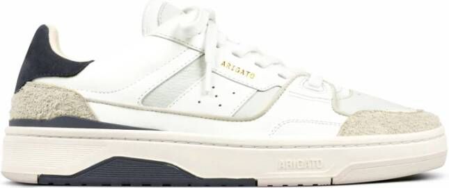 Axel Arigato Witte Sneakers met Blauwe Inzetstukken White Heren