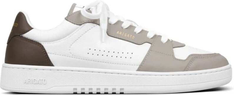 Axel Arigato Witte Sneakers met Bruine Inzetstukken White Heren