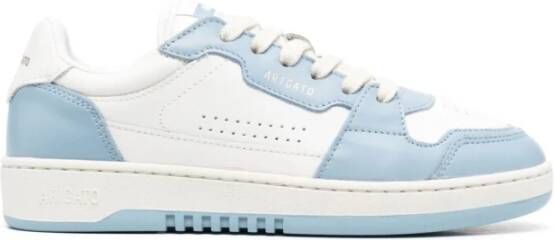 Axel Arigato Witte Stoffige Blauwe Dice Lo Sneakers Blue Dames