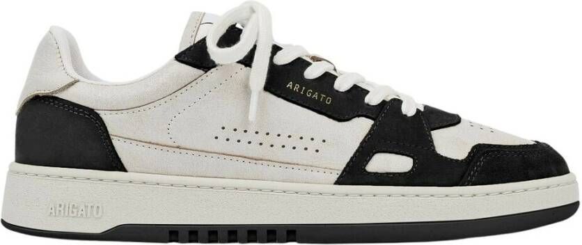 Axel Arigato Zwart & Wit Dice Lo Sneakers White Heren