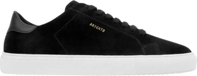 Axel Arigato Zwarte Clean 90 Suede Sneaker Schoenen Black Heren