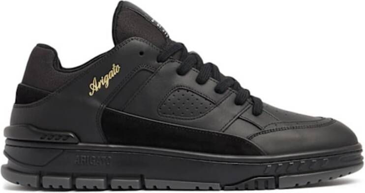 Axel Arigato Zwarte leren Area Lo sneakers Black Heren