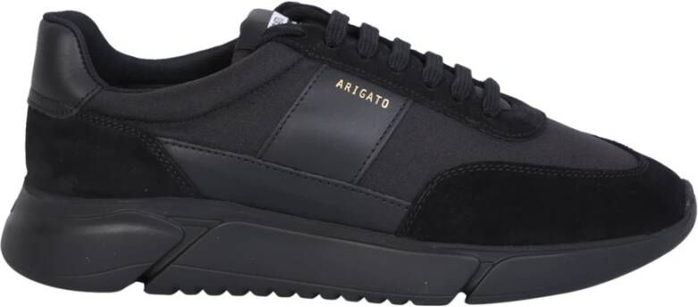 Axel Arigato Zwarte Sneakers met Suède Details Zwart Heren