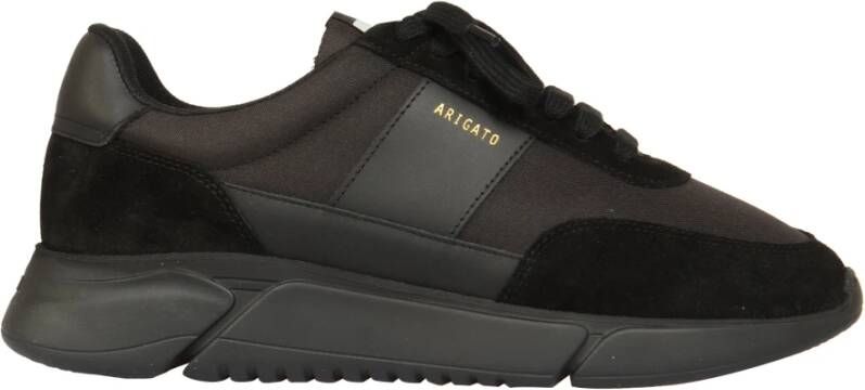 Axel Arigato Zwarte Vintage Runner Sneakers Met Meshdetails Black Heren