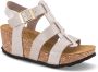 B&Co Metallic Strap Sleehak Sandaal Pink Dames - Thumbnail 1