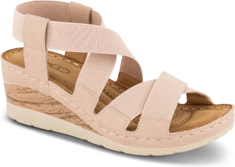 B&Co Sandals Beige Dames