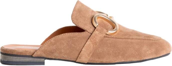 Babouche Leren Loafers BIT Jula Brown Dames