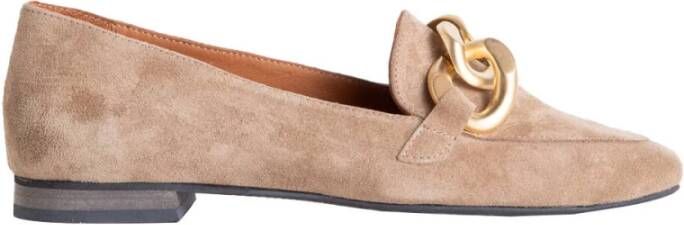 Babouche Stijlvolle Loafers voor Vrouwen Beige Dames