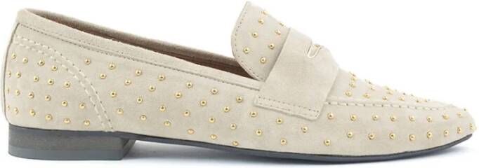 Babouche Stijlvolle Loafers voor Vrouwen Beige Dames