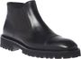 Baldinini Ankle boots in black leather Black Heren - Thumbnail 1