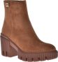 Baldinini Ankle boots in leather suede Brown Dames - Thumbnail 1